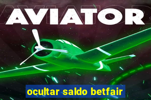 ocultar saldo betfair